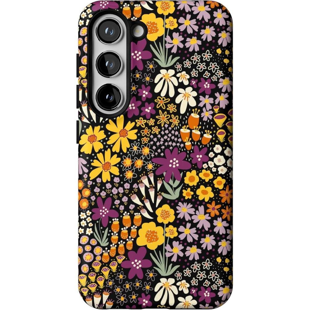 imageCasely Galaxy S23 Plus Case  Cherry on Top  Red Cherries  Essential Slim DualLayer Protective DesignFalling for You  Plum Floral