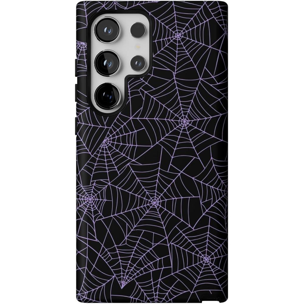 imageCasely Galaxy S24 Ultra Case  Thats Amore  Valentines  Essential Slim DualLayer Protective DesignMidnight Web  Spider Web