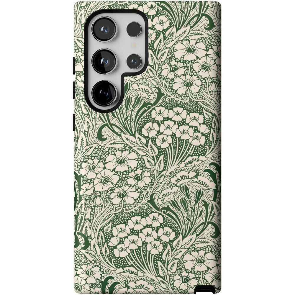 imageCasely Galaxy S24 Ultra Case  Thats Amore  Valentines  Essential Slim DualLayer Protective DesignMystic Meadow  Green Gardens