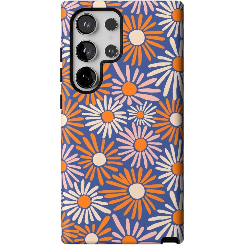imageCasely Galaxy S24 Ultra Case  Thats Amore  Valentines  Essential Slim DualLayer Protective DesignSpring Forward  Daisy Floral