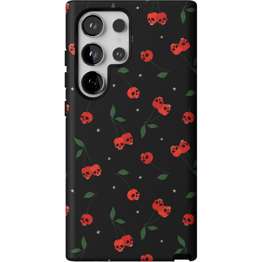 imageCasely Galaxy S24 Ultra Case  Thats Amore  Valentines  Essential Slim DualLayer Protective DesignSweet Revenge  Cherry Skulls