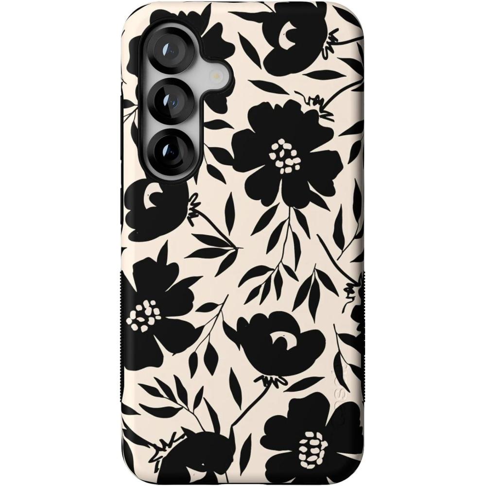 imageCasely Galaxy S25 Case  Hanging Around  Potted Plants Floral  Bold Protective Design  Compatible with MagSafeDark Fantasy  Contrast Floral
