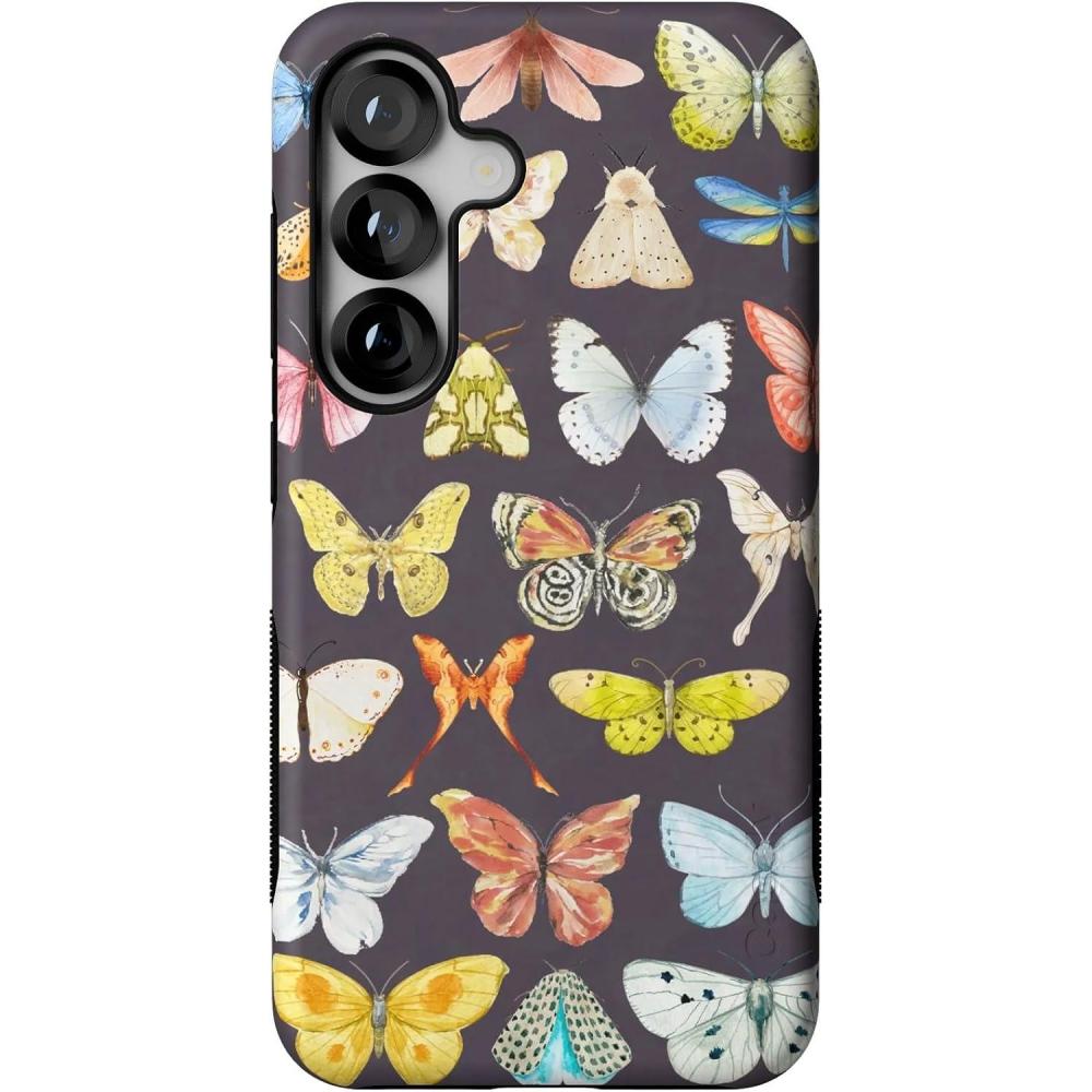 imageCasely Galaxy S25 Case  Hanging Around  Potted Plants Floral  Bold Protective Design  Compatible with MagSafeMidnight Monarch  Jenna Palek x Casely