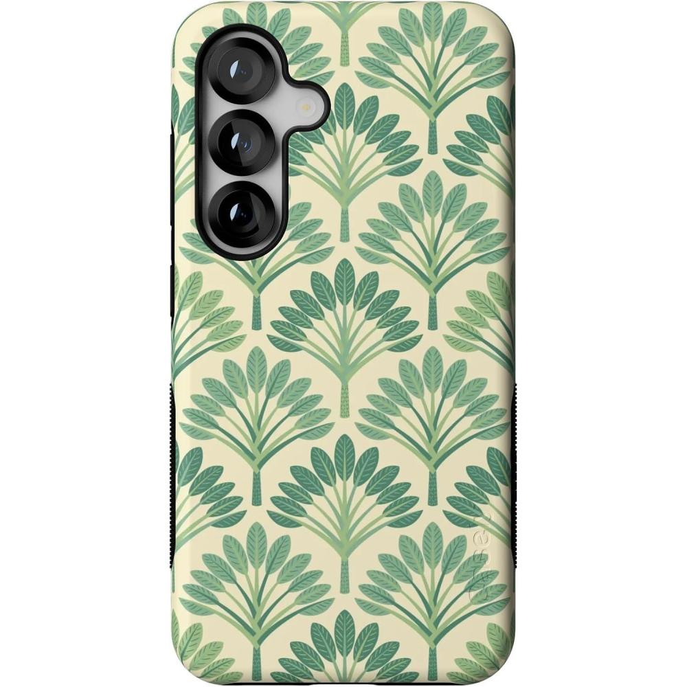 imageCasely Galaxy S25 Case  Hanging Around  Potted Plants Floral  Bold Protective Design  Compatible with MagSafePalm Royale  Palm Beach