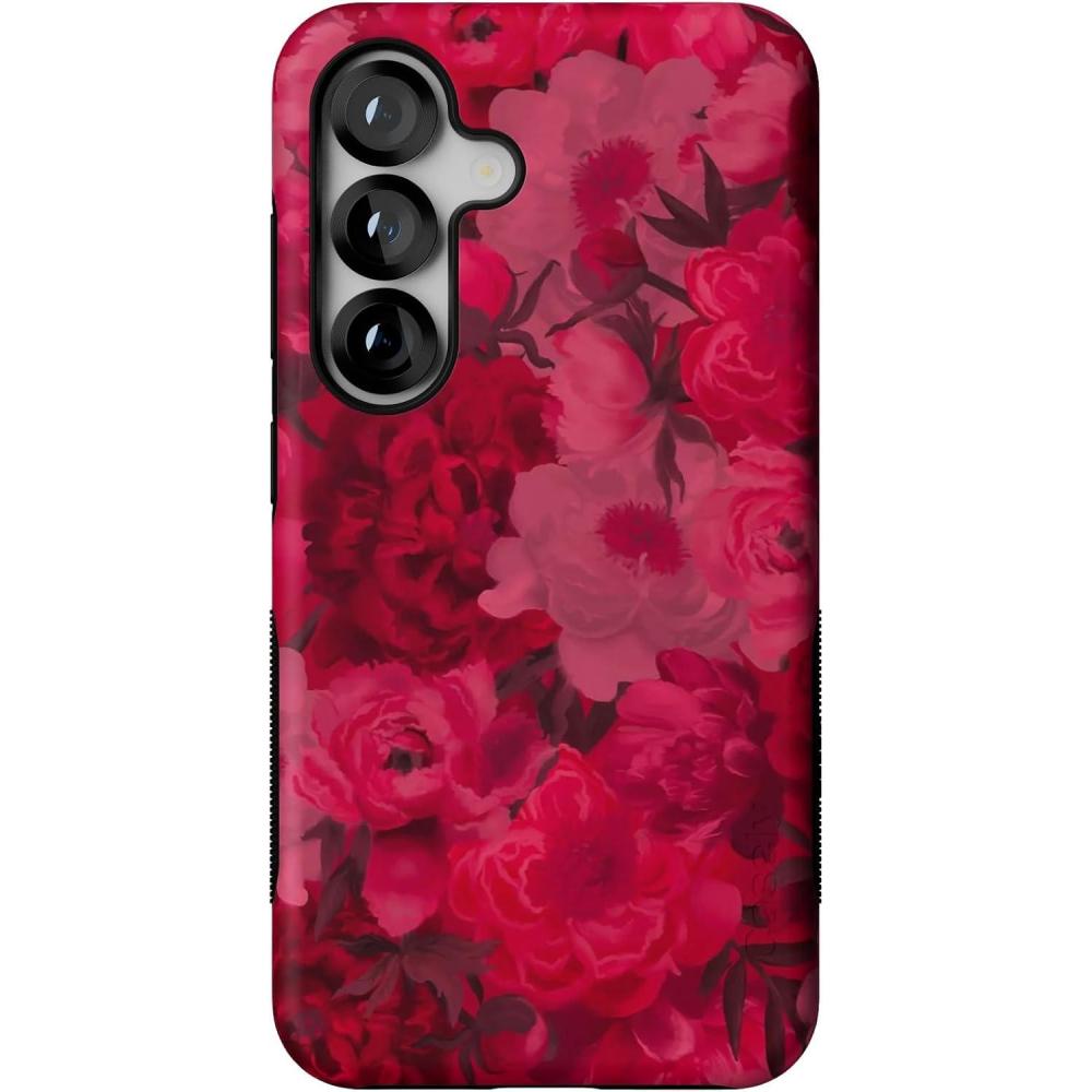 imageCasely Galaxy S25 Case  Hanging Around  Potted Plants Floral  Bold Protective Design  Compatible with MagSafeRomance Novel  Moody Floral