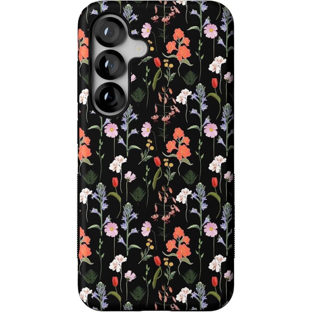 imageCasely Galaxy S25 Case  Hanging Around  Potted Plants Floral  Bold Protective Design  Compatible with MagSafeSecret Garden  Mixed Floral