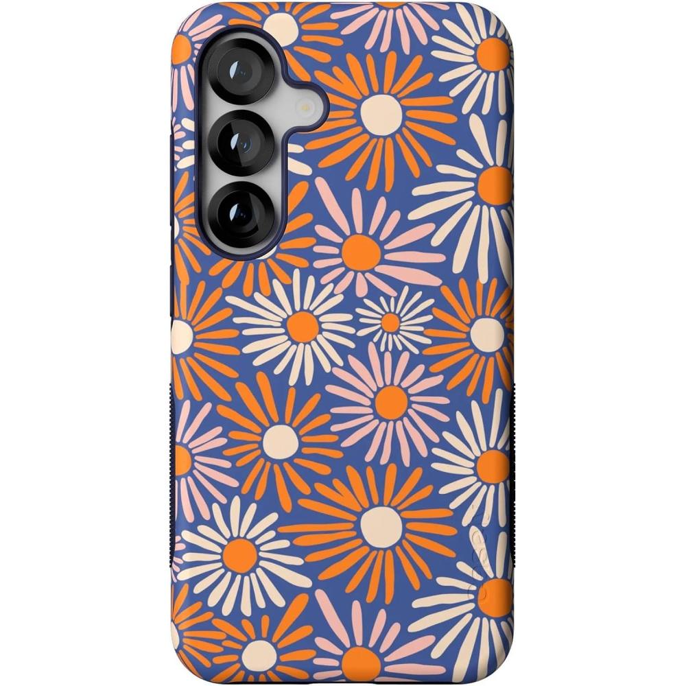 imageCasely Galaxy S25 Case  Hanging Around  Potted Plants Floral  Bold Protective Design  Compatible with MagSafeSpring Forward  Daisy Floral