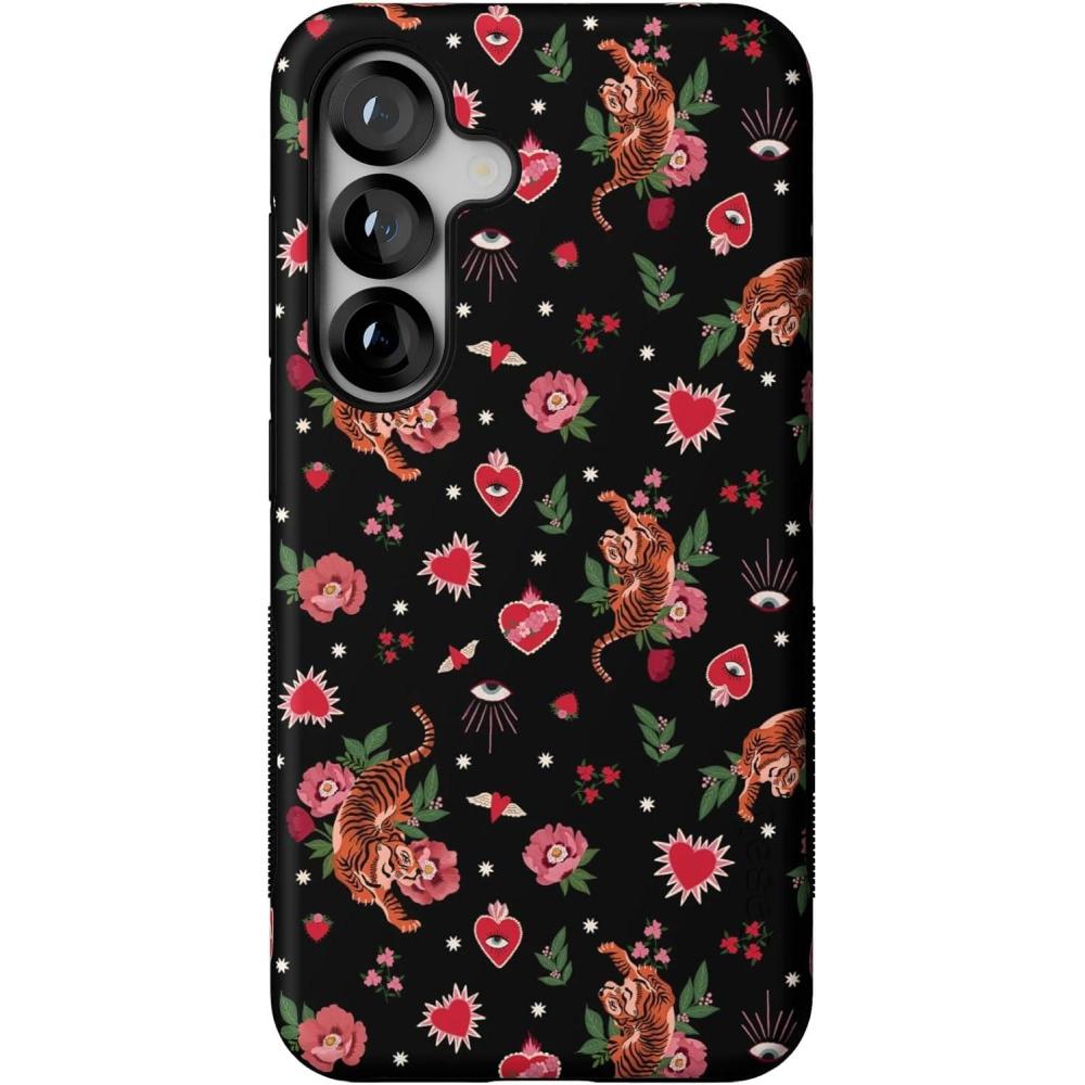 imageCasely Galaxy S25 Case  Hanging Around  Potted Plants Floral  Bold Protective Design  Compatible with MagSafeWild at Heart  Tiger