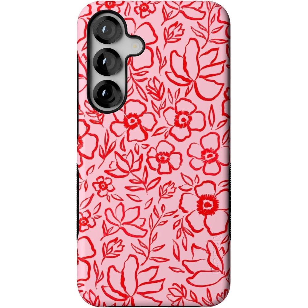 imageCasely Galaxy S25 Plus Case  Lucky You  Shamrock  Bold Protective Design  Compatible with MagSafeBlush Garden  Floral Doodle