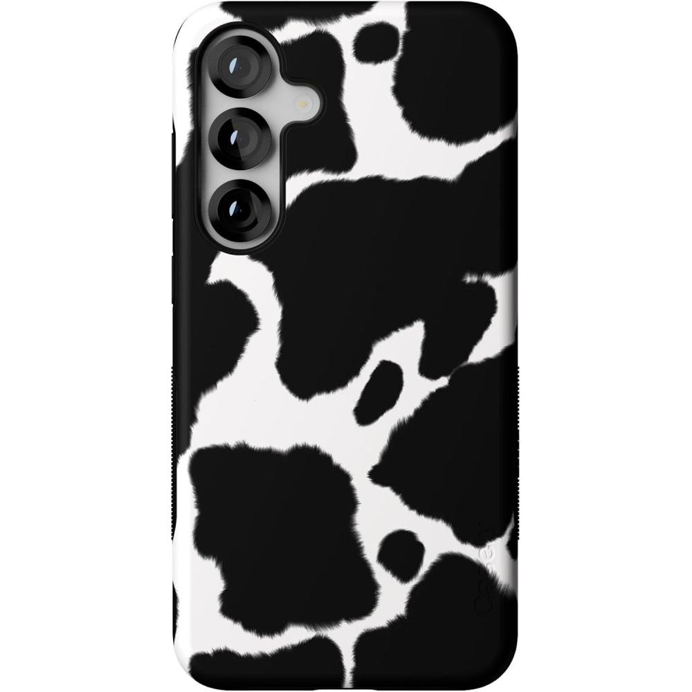 imageCasely Galaxy S25 Plus Case  Lucky You  Shamrock  Bold Protective Design  Compatible with MagSafeCurrent MOOd  Cow Print