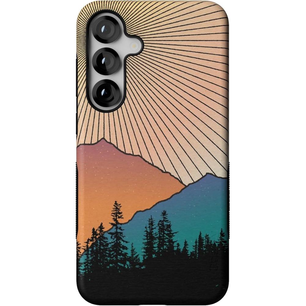 imageCasely Galaxy S25 Plus Case  Lucky You  Shamrock  Bold Protective Design  Compatible with MagSafeGolden Hour  Mountain Sunset