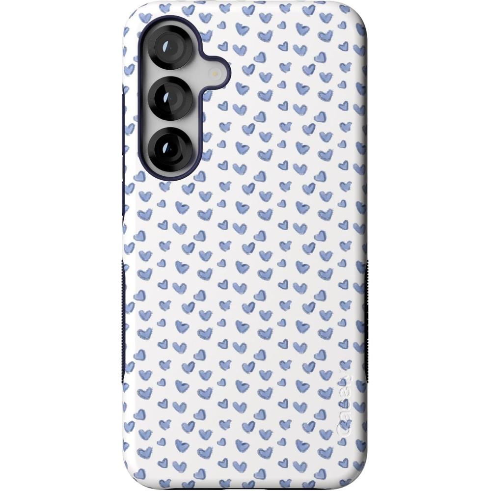 imageCasely Galaxy S25 Plus Case  Lucky You  Shamrock  Bold Protective Design  Compatible with MagSafeLovebug  Blue Hearts