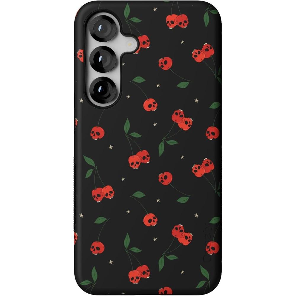 imageCasely Galaxy S25 Plus Case  Lucky You  Shamrock  Bold Protective Design  Compatible with MagSafeSweet Revenge  Cherry Skulls