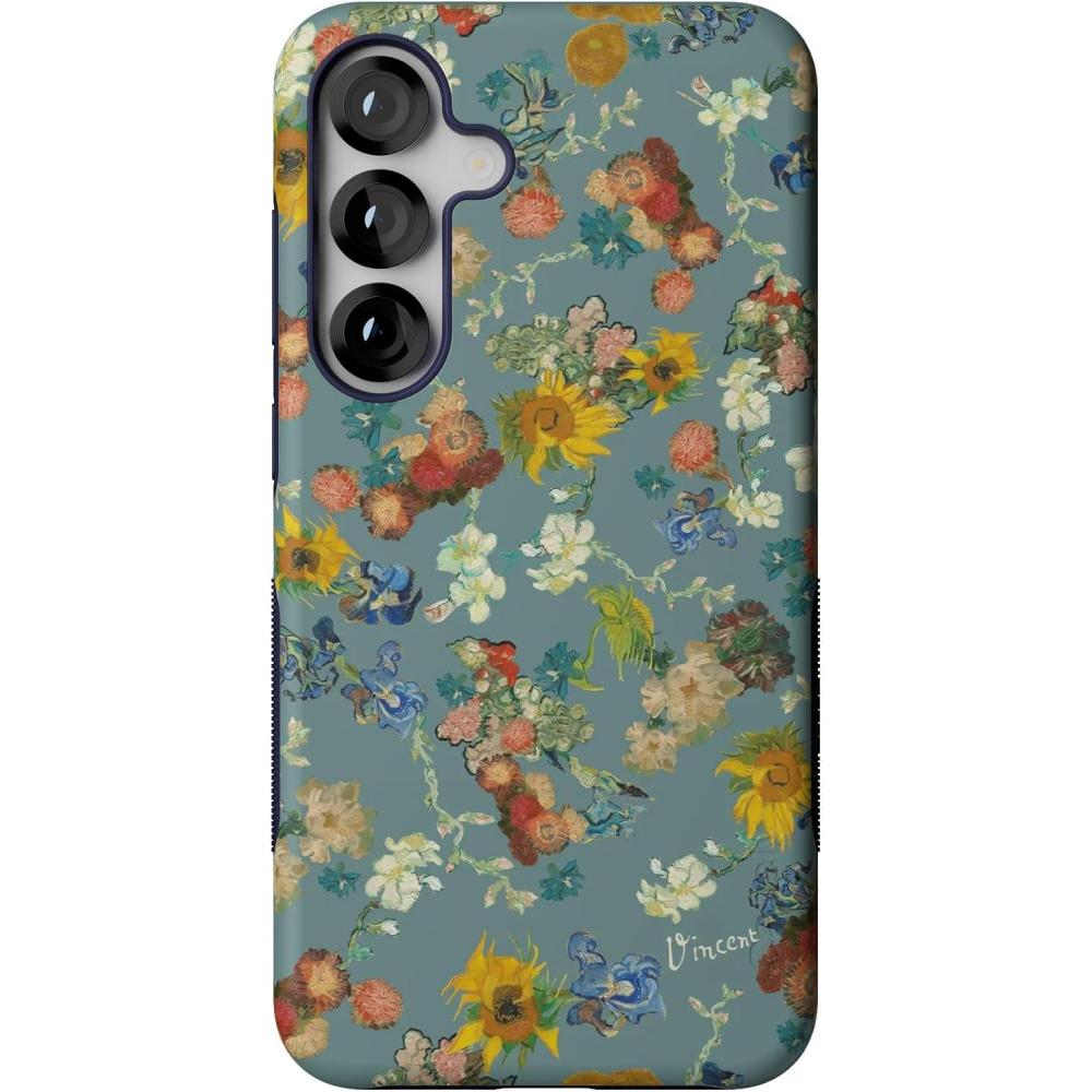 imageCasely Galaxy S25 Plus Case  Lucky You  Shamrock  Bold Protective Design  Compatible with MagSafeVan Gogh  Vincents Flowers