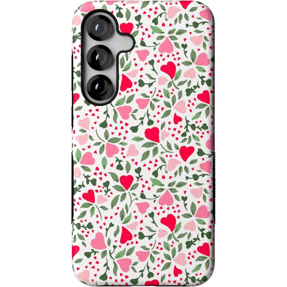imageCasely Galaxy S25 Plus Case  Lucky You  Shamrock  Bold Protective Design  Compatible with MagSafeVines of Love  Floral Heart