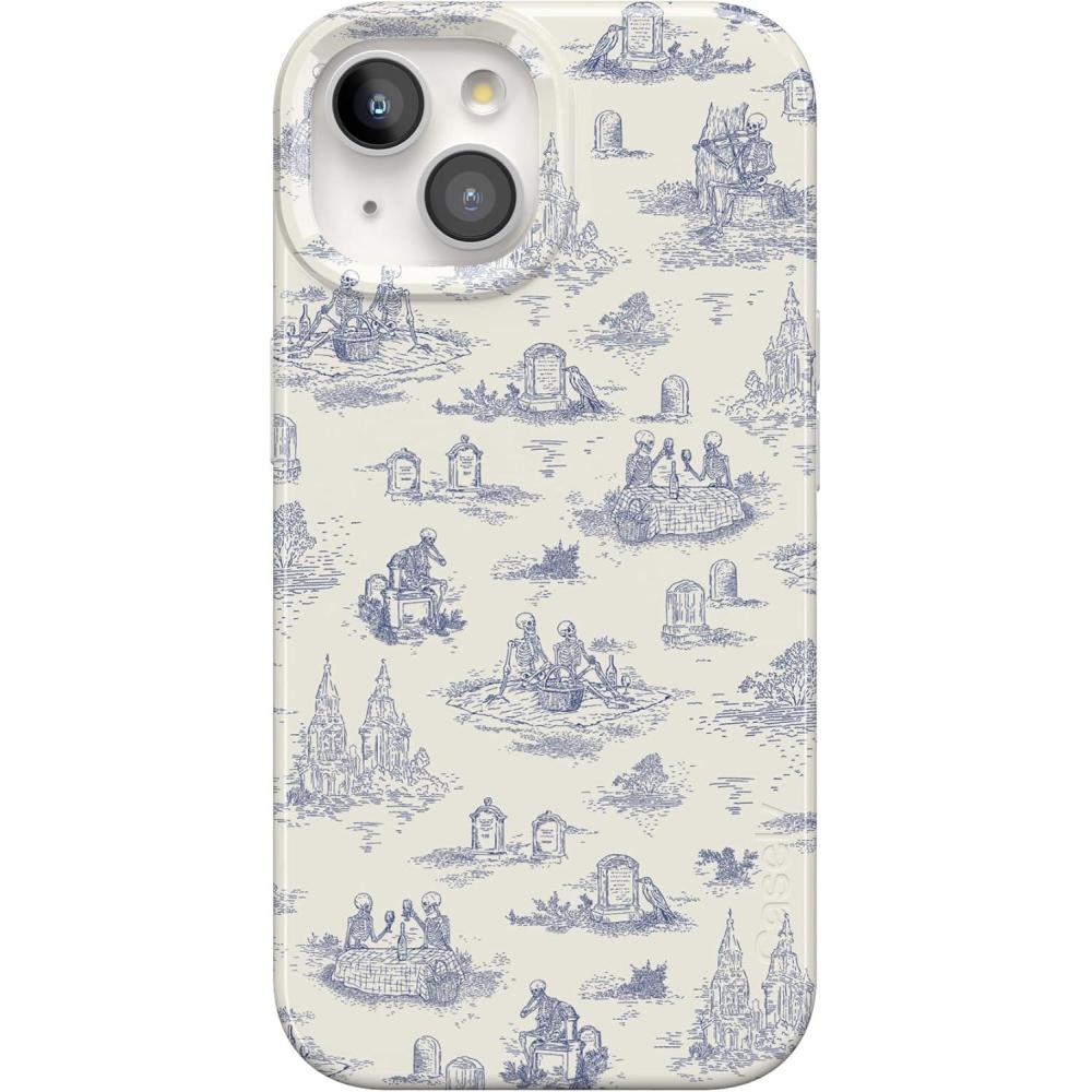 imageCasely iPhone 15 Plus Case  Monets Morning  The Met Museum  Compatible with MagSafe  Classic Ultra Slim DesignGraveyard Gathering  Skeleton Picnic
