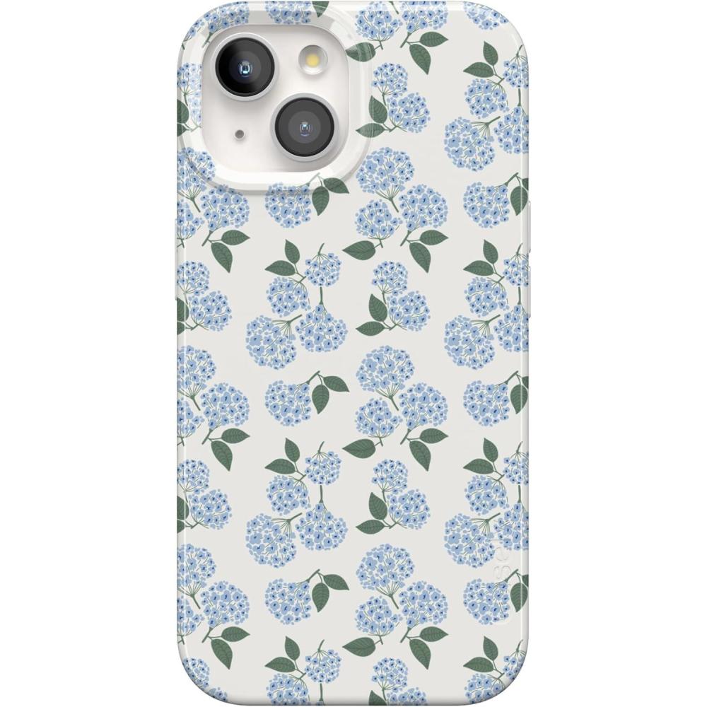 imageCasely iPhone 15 Plus Case  Monets Morning  The Met Museum  Compatible with MagSafe  Classic Ultra Slim DesignNantucket Cottage  Blue Hydrangea