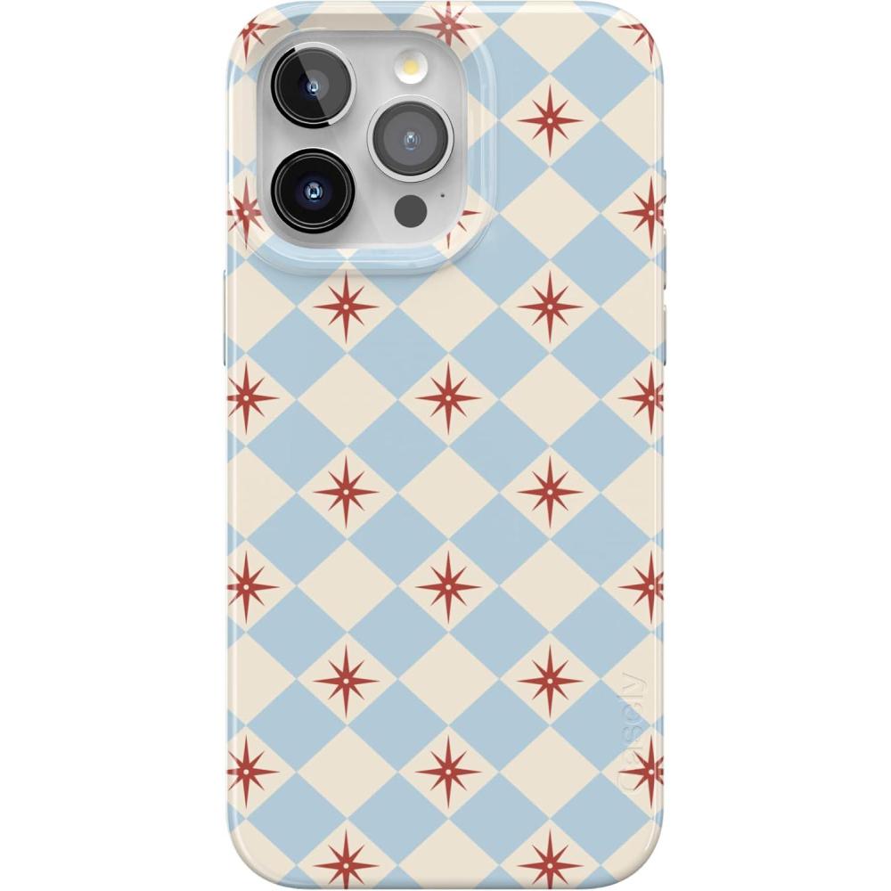 imageCasely iPhone 15 Pro Max Case  Monets Water Lilies  The Met Museum  Compatible with MagSafe  Classic Ultra Slim DesignChelsea Checker  Starlight Tiles