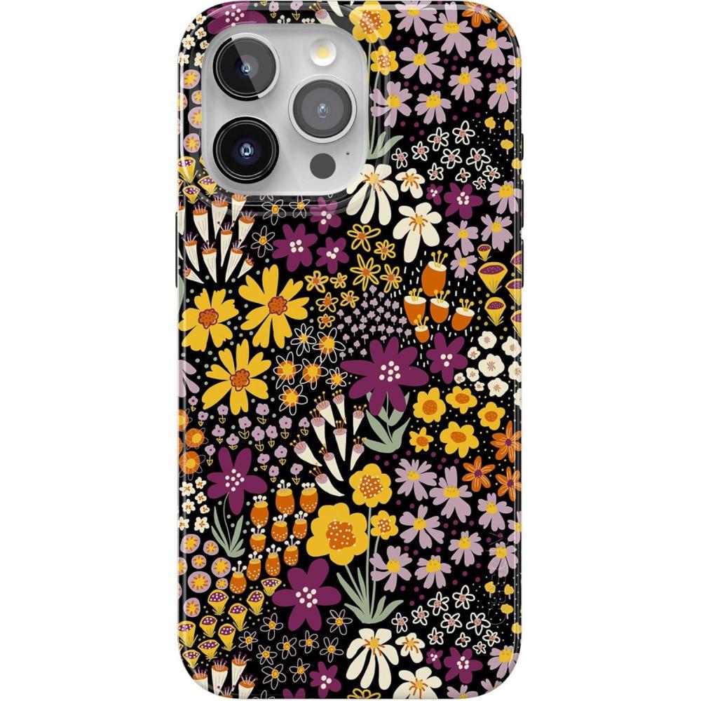 imageCasely iPhone 15 Pro Max Case  Monets Water Lilies  The Met Museum  Compatible with MagSafe  Classic Ultra Slim DesignFalling for You  Plum Floral