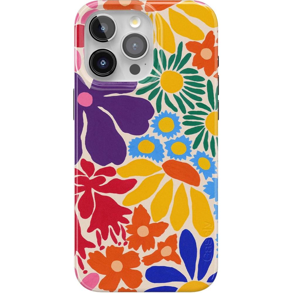 imageCasely iPhone 15 Pro Max Case  Monets Water Lilies  The Met Museum  Compatible with MagSafe  Classic Ultra Slim DesignFlower Patch  MultiColor Floral