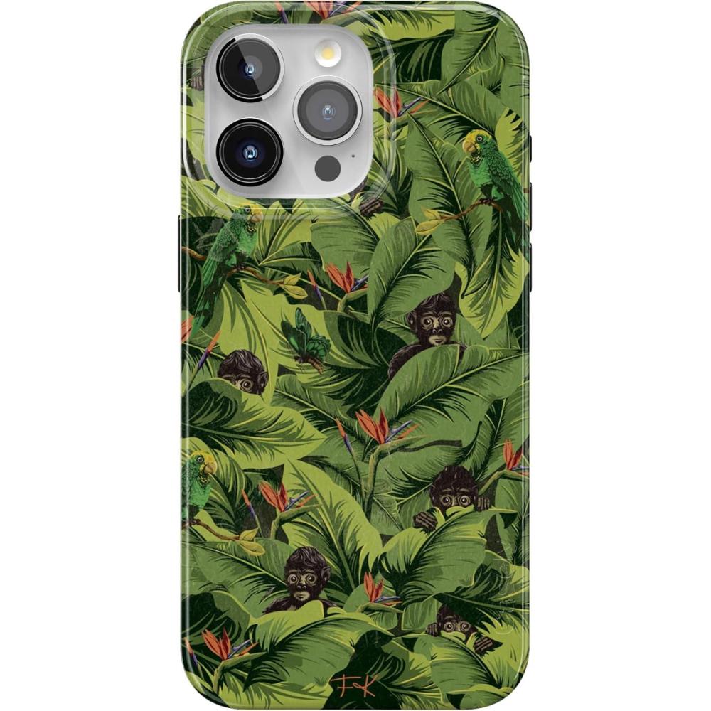 imageCasely iPhone 15 Pro Max Case  Monets Water Lilies  The Met Museum  Compatible with MagSafe  Classic Ultra Slim DesignSneaky Monkeys  Frida Kahlo Jungle Floral