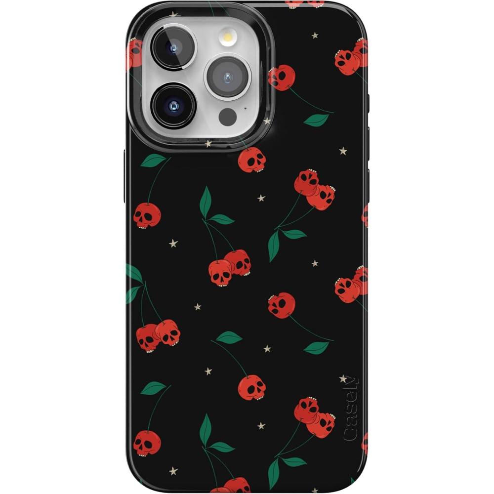 imageCasely iPhone 15 Pro Max Case  Monets Water Lilies  The Met Museum  Compatible with MagSafe  Classic Ultra Slim DesignSweet Revenge  Cherry Skulls