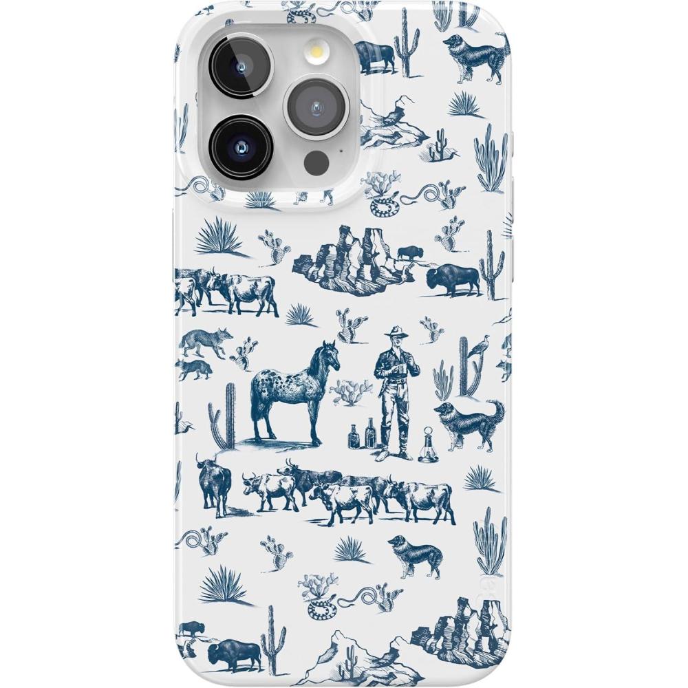 imageCasely iPhone 15 Pro Max Case  Monets Water Lilies  The Met Museum  Compatible with MagSafe  Classic Ultra Slim DesignWild West Adventure  Desert