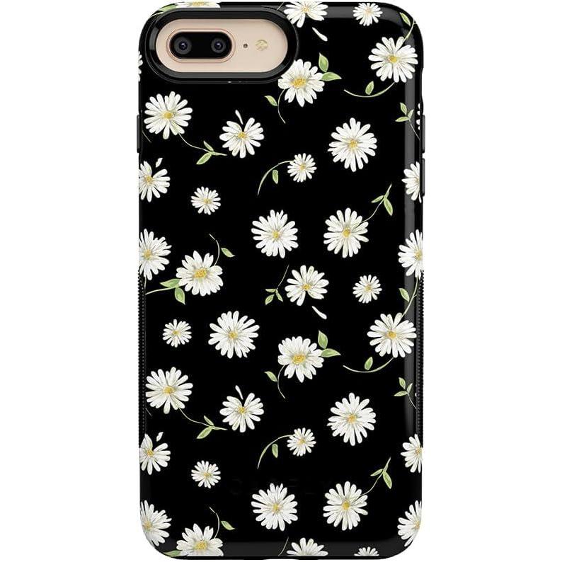 imageCasely iPhone 678 Plus Case  Pura Vida  Tropical Dreams  Essential Slim DualLayer Protective DesignDaisy Daydream Black Floral