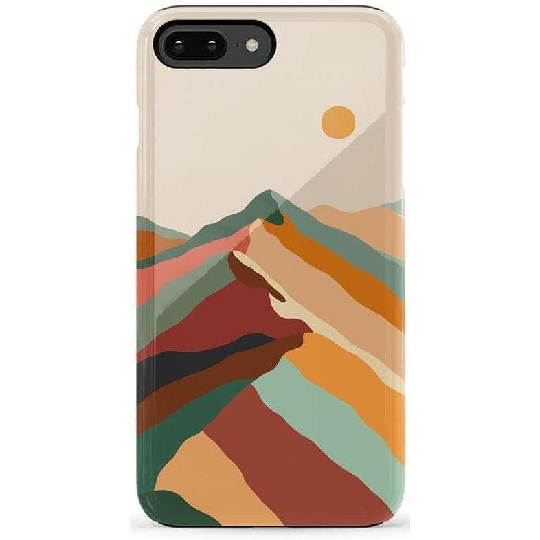 imageCasely iPhone 678 Plus Case  Pura Vida  Tropical Dreams  Essential Slim DualLayer Protective DesignMagic Mountain  Colorblock