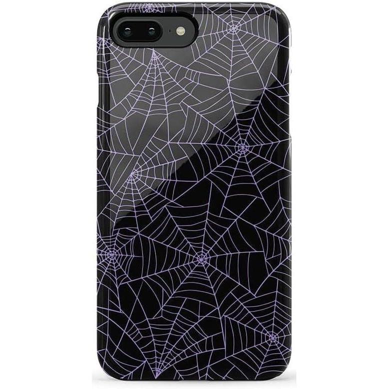 imageCasely iPhone 678 Plus Case  Pura Vida  Tropical Dreams  Essential Slim DualLayer Protective DesignMidnight Web  Spider Web