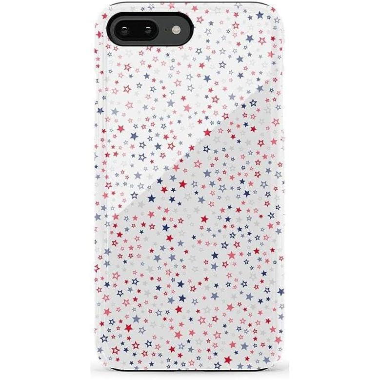 imageCasely iPhone 678 Plus Case  Pura Vida  Tropical Dreams  Essential Slim DualLayer Protective DesignSeeing Stars  Red  White  Blue