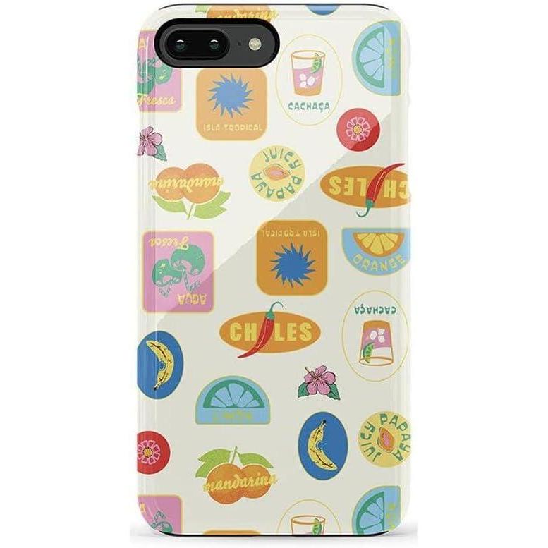 imageCasely iPhone 678 Plus Case  Pura Vida  Tropical Dreams  Essential Slim DualLayer Protective DesignStuck in Paradise  Dippin Daisys Tropical Vaca