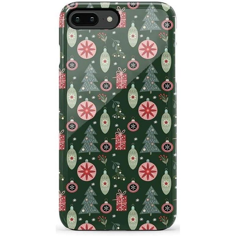 imageCasely iPhone 678 Plus Case  Pura Vida  Tropical Dreams  Essential Slim DualLayer Protective DesignTinsel Town  Christmas Ornament