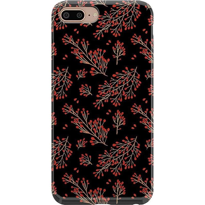 imageCasely iPhone 678 Plus Case  Somethings Fishy  Navy Blue amp Yellow Fish Print  Classic Ultra Slim DesignBranching Out  Festive Floral