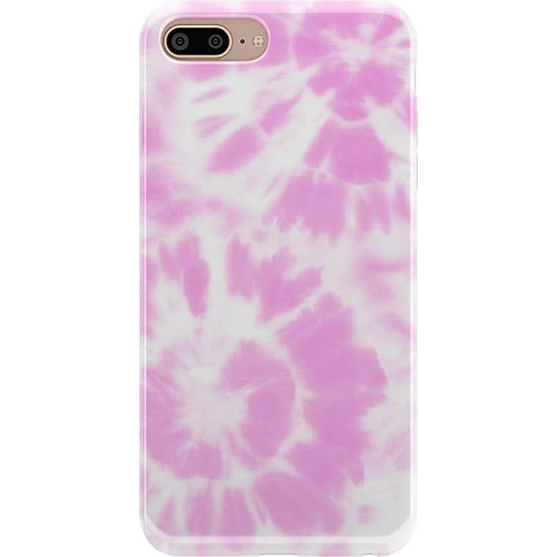 imageCasely iPhone 678 Plus Case  Somethings Fishy  Navy Blue amp Yellow Fish Print  Classic Ultra Slim DesignDown for Whatever  Light Pink Tie Dye