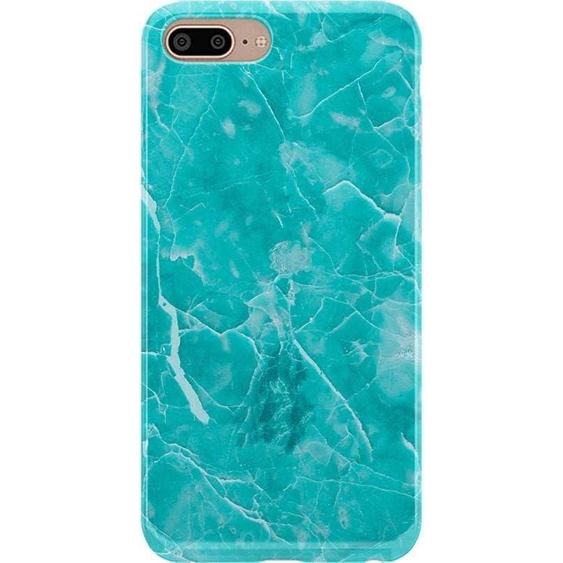 imageCasely iPhone 678 Plus Case  Somethings Fishy  Navy Blue amp Yellow Fish Print  Classic Ultra Slim DesignLost at Sea  Teal Blue Seaglass