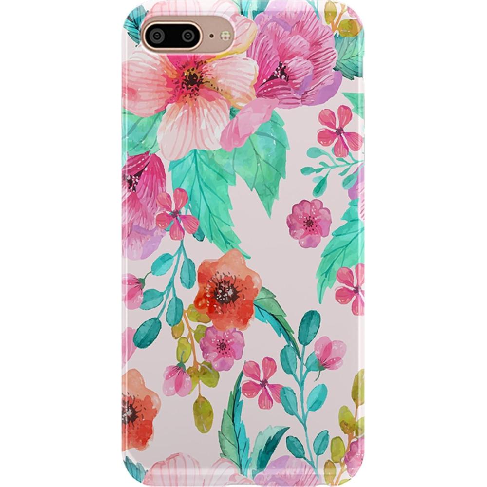 imageCasely iPhone 678 Plus Case  Somethings Fishy  Navy Blue amp Yellow Fish Print  Classic Ultra Slim DesignOut And About  Light Pink Floral