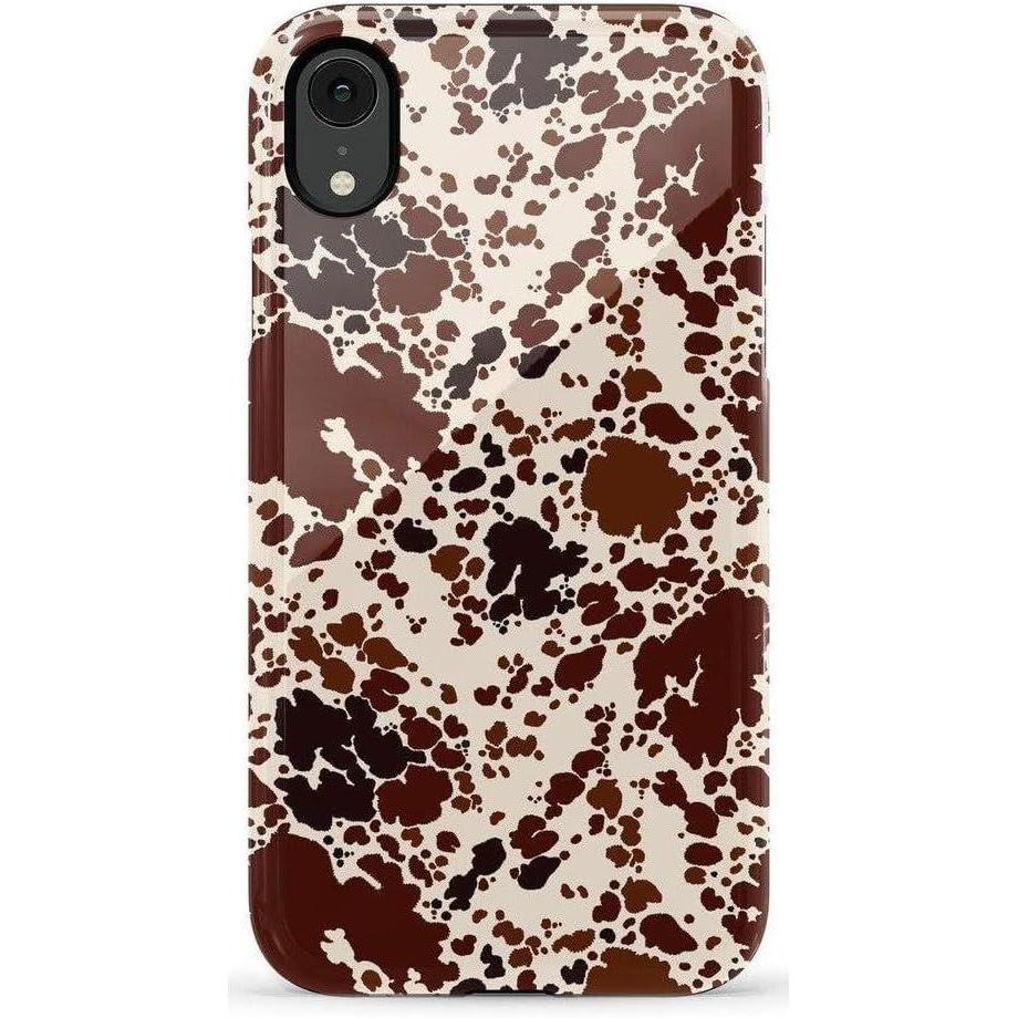 imageCasely iPhone XR Case  Goth Girlie  Black Bows  Essential Slim DualLayer Protective DesignCowgirl Envy  Cow Print