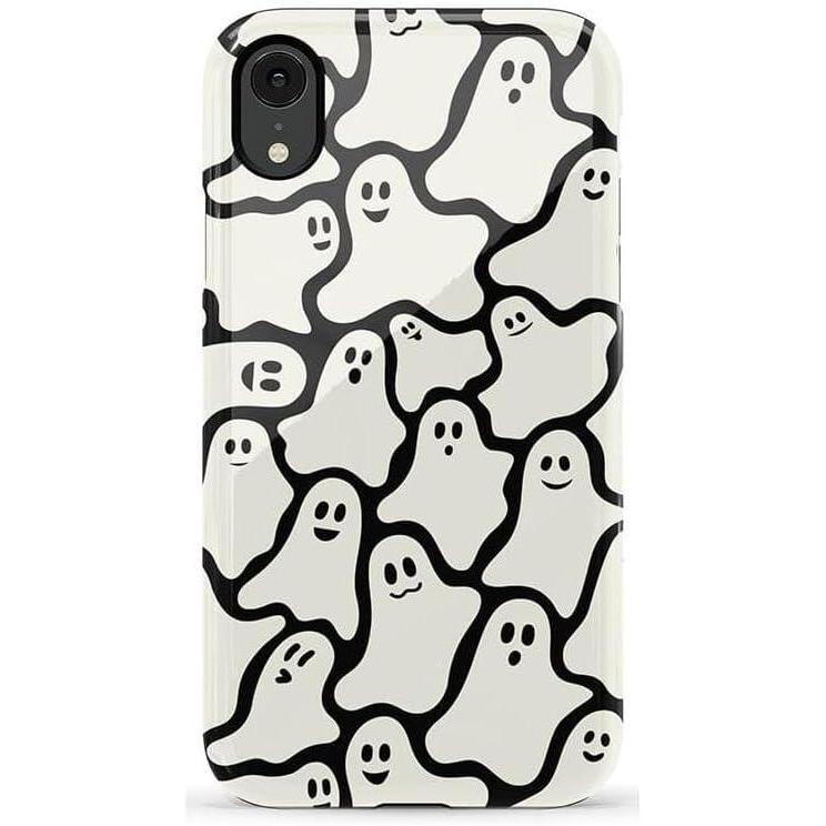 imageCasely iPhone XR Case  Goth Girlie  Black Bows  Essential Slim DualLayer Protective DesignDont Ghost Me  Halloween
