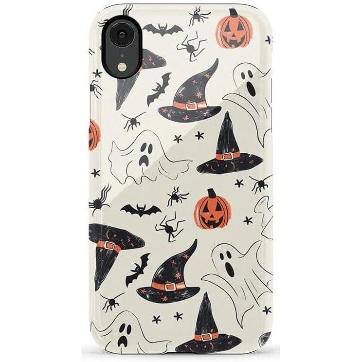 imageCasely iPhone XR Case  Goth Girlie  Black Bows  Essential Slim DualLayer Protective DesignFeeling Witchy  Haunted Halloween