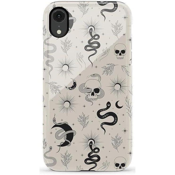 imageCasely iPhone XR Case  Goth Girlie  Black Bows  Essential Slim DualLayer Protective DesignNo Further Explanation  Snakes  Skulls