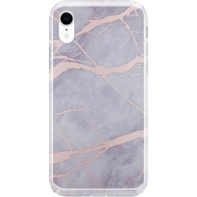 imageCasely iPhone XR Case  in Formation  Metallic Blue Camo  Classic Ultra Slim Design29 Lavender Gray  Rose Gold Marble