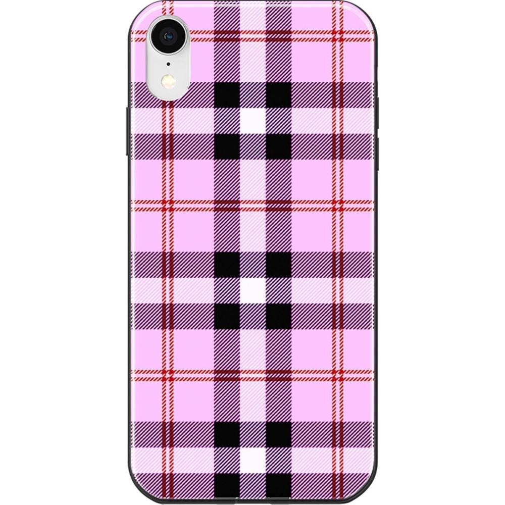 imageCasely iPhone XR Case  in Formation  Metallic Blue Camo  Classic Ultra Slim DesignAs if  Light Purple Plaid
