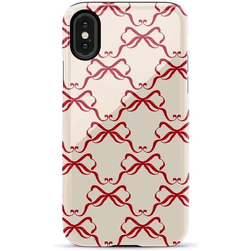 imageCasely iPhone XXS Case  Cupids Canvas  Periwinkle Floral  Essential Slim DualLayer Protective DesignAll Wrapped Up  Vintage Bows
