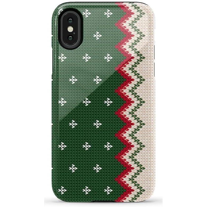 imageCasely iPhone XXS Case  Cupids Canvas  Periwinkle Floral  Essential Slim DualLayer Protective DesignGrandpas Sweater  Holiday Knit