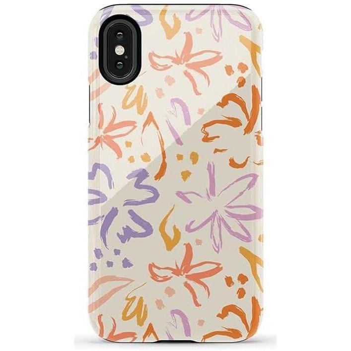 imageCasely iPhone XXS Case  Cupids Canvas  Periwinkle Floral  Essential Slim DualLayer Protective DesignHibiscus Blooms  Hawaiian Floral