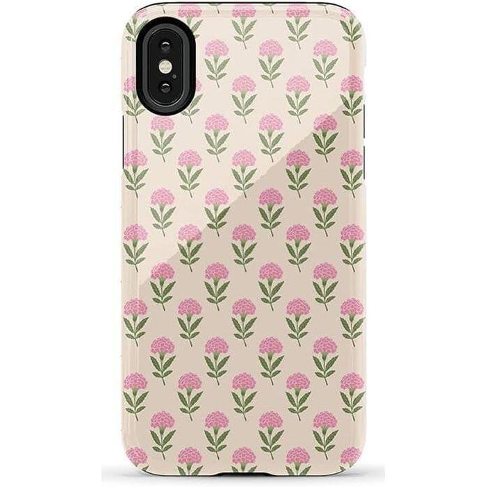 imageCasely iPhone XXS Case  Cupids Canvas  Periwinkle Floral  Essential Slim DualLayer Protective DesignJennas Flowers  Fun on Weekdays