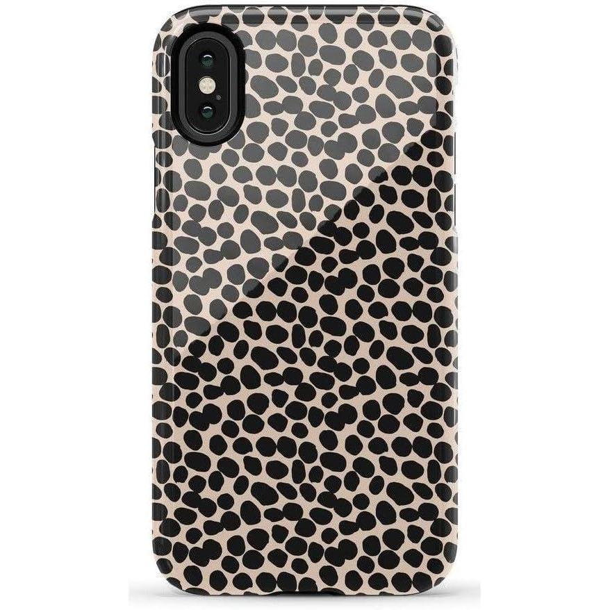 imageCasely iPhone XXS Case  Cupids Canvas  Periwinkle Floral  Essential Slim DualLayer Protective DesignLost in Spots  Cheetah Print