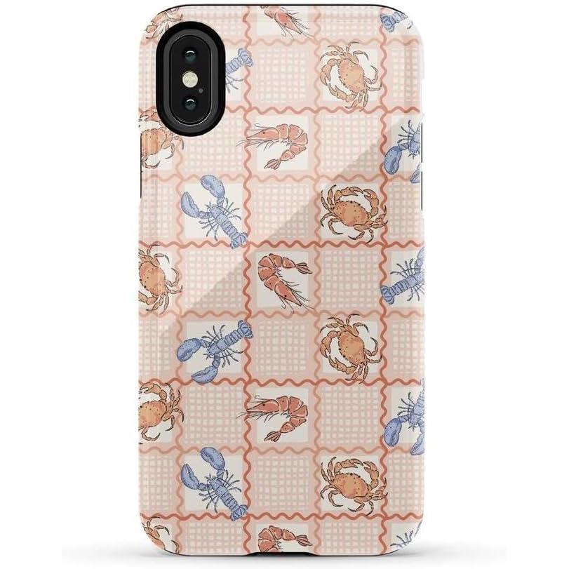 imageCasely iPhone XXS Case  Cupids Canvas  Periwinkle Floral  Essential Slim DualLayer Protective DesignOn the Cape  Coastal Summer