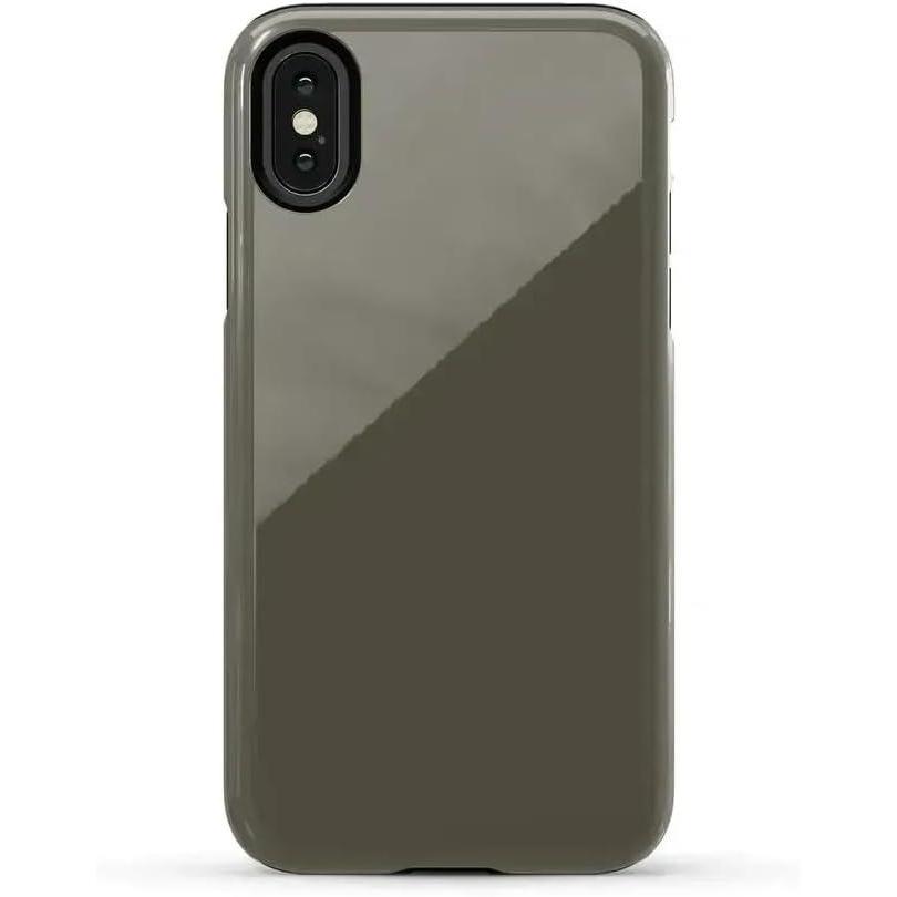 imageCasely iPhone XXS Case  Cupids Canvas  Periwinkle Floral  Essential Slim DualLayer Protective DesignThe Boyfriend Collection  Army Green